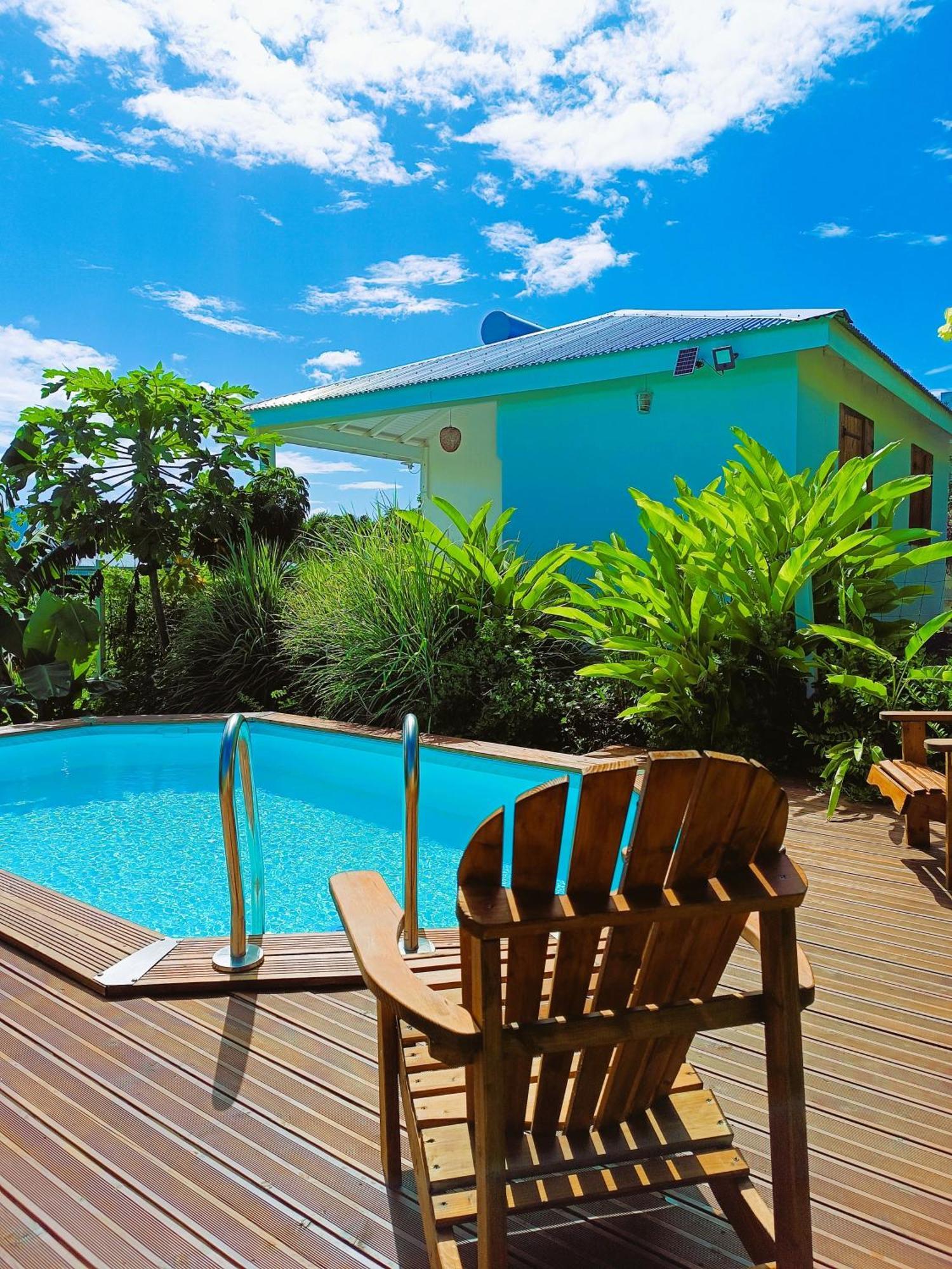 Kaz A Klemence Gite Creole Avec Piscine Et Table Dhotes A Anse Bertrand Екстер'єр фото
